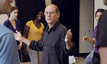 Moni Yakim teaches a class at Juilliard
(Photo: Jessica Katz)
