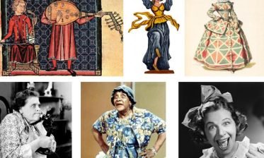 women clown composite